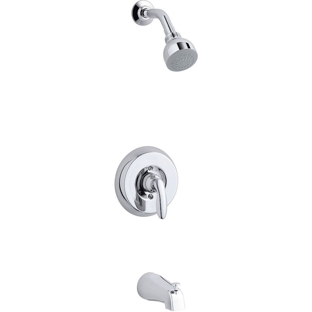 KOHLER RiteTemp Shower Valve Trim With Lever Handle In Polished Chrome