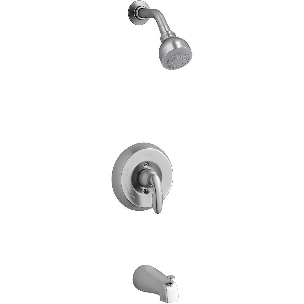 KOHLER RiteTemp Shower Valve Trim With Lever Handle In Brushed Chrome
