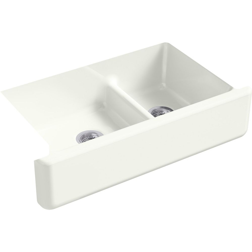 KOHLER Self-Trimming Smart Divide Undermount Large/Medium Double Bowl ... Kohler Kitchen