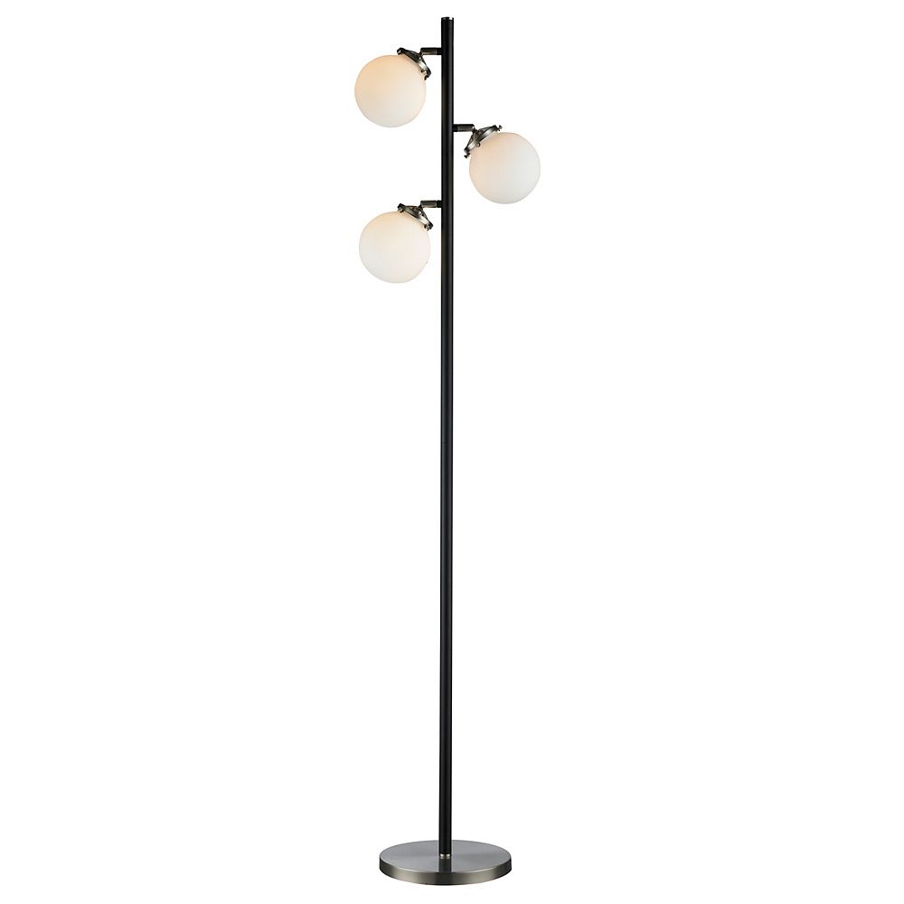 L2 Lighting Paris Floor Lamp Brushed Nickel The Home Depot Canada L2 Lighting Paris Floor Lamp Brushed, Trio Floor Lamp Brushed Nickel