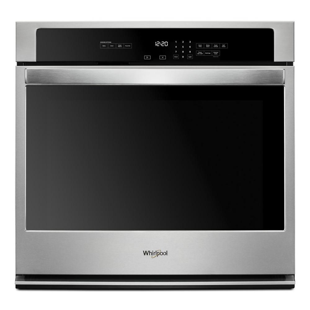 Whirlpool 30-inch W 5 Cu. Ft. Single Electric Thermal Wall Oven With ...