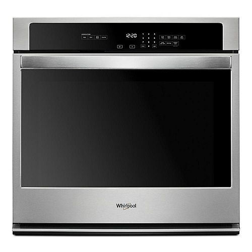 30-inch W 5 cu. ft. Single Electric Thermal Wall Oven with Self-Cleaning in Stainless Steel