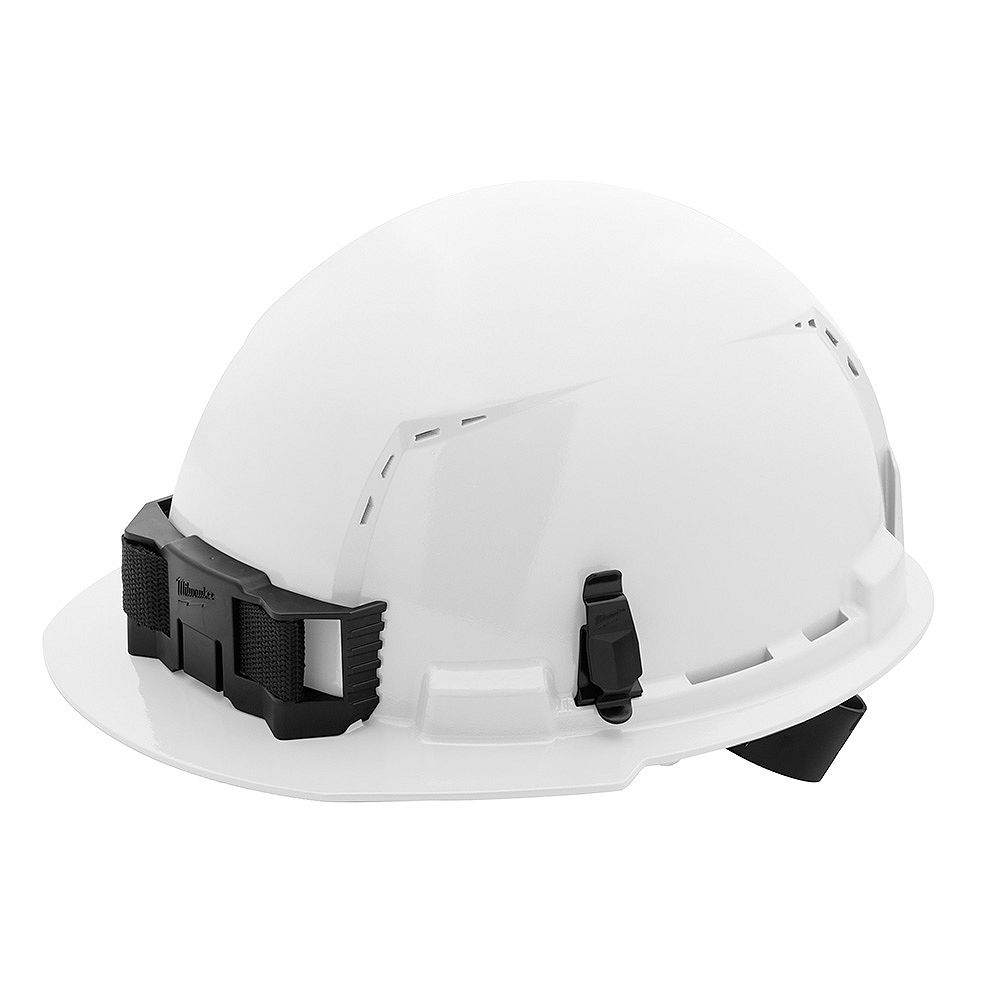 Milwaukee Tool BOLT White Type 1 Class C Front Brim Vented Hard Hat The Home Depot Canada