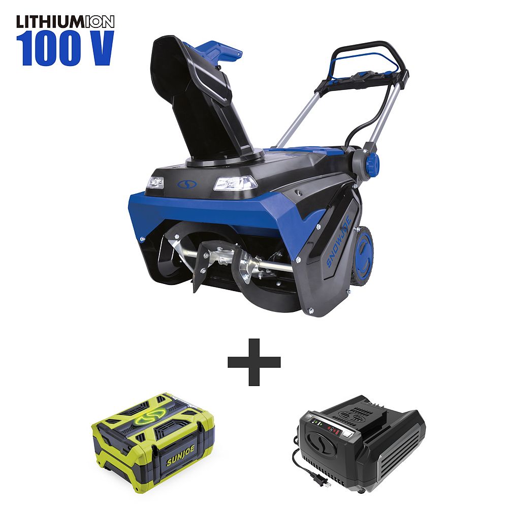 Snow Joe 21inch 100V Brushless LithiumiON Single Stage Cordless