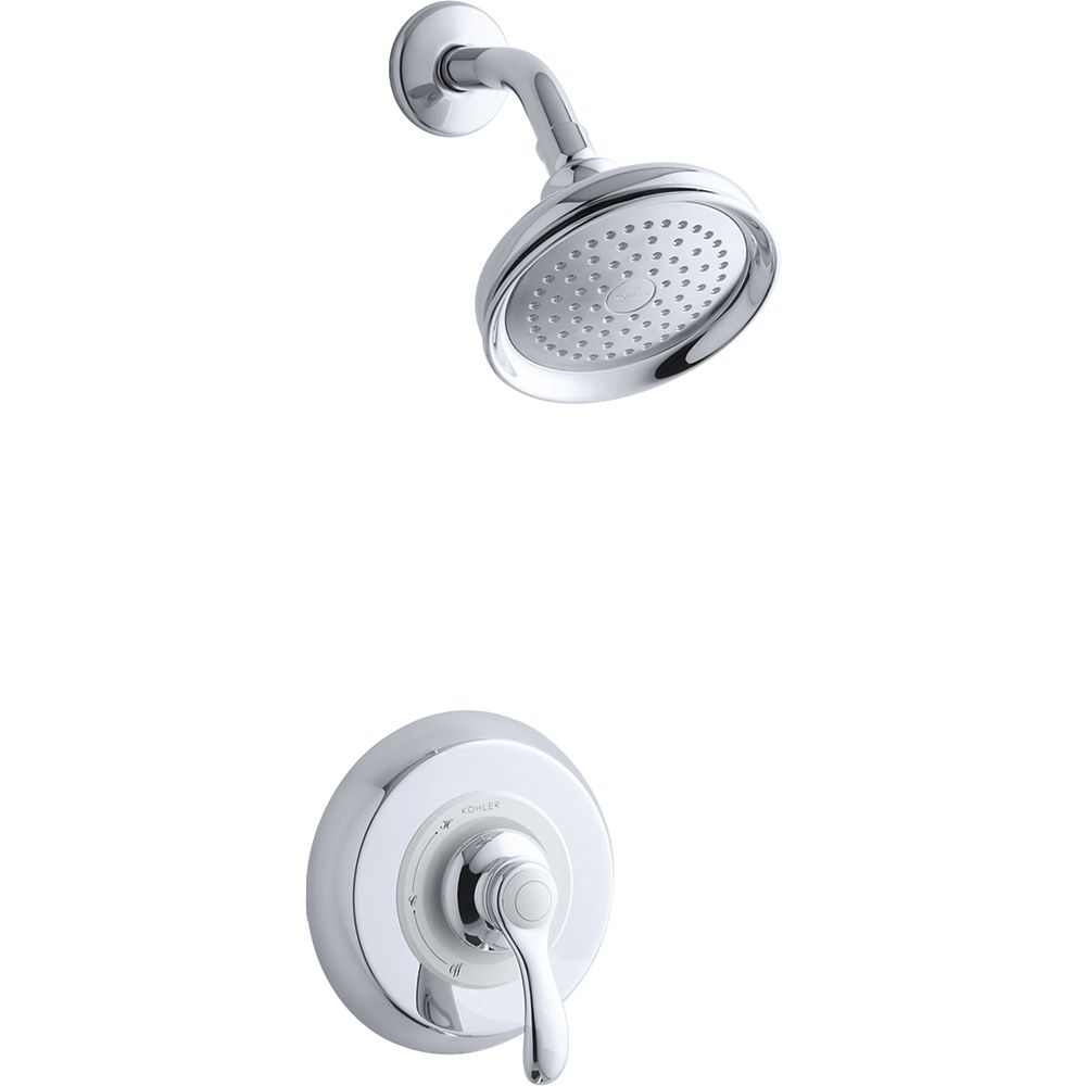 KOHLER RiteTemp shower trim set, valve not included in Polished Chrome