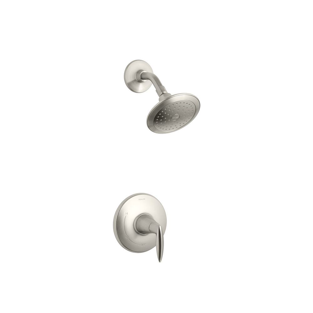 KOHLER RiteTemp shower trim set in Vibrant Brushed Nickel The Home