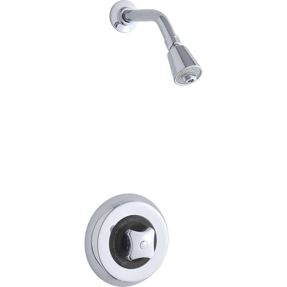 KOHLER RiteTemp shower valve trim with standard handle and 2.5 gpm