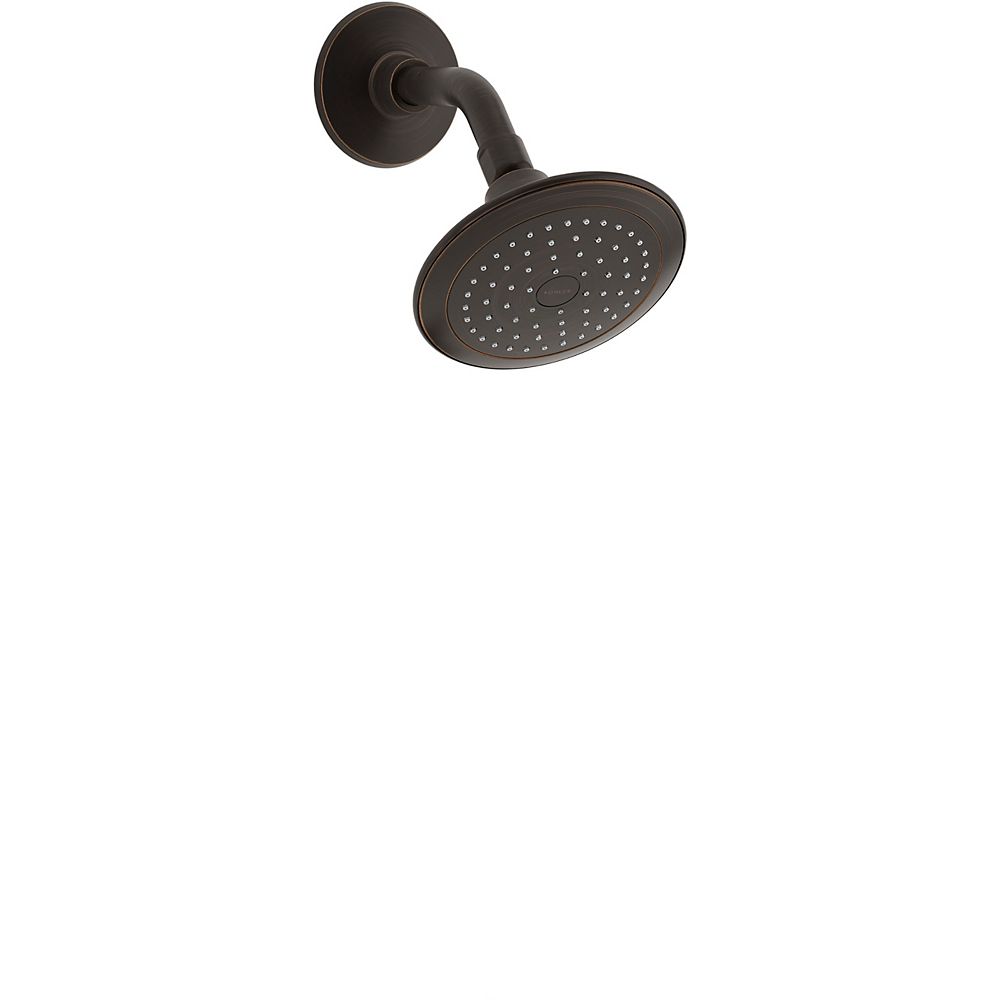 Kohler Forte 20 Gpm Single Function Showerhead In Oil Rubbed Bronze The Home Depot Canada 7249