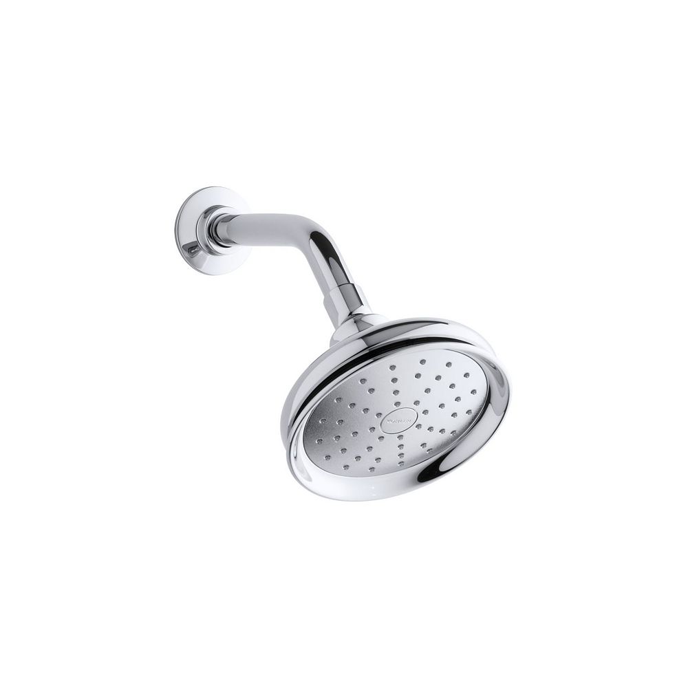 KOHLER Fairfax 2.0 gpm singlefunction showerhead in Polished Chrome