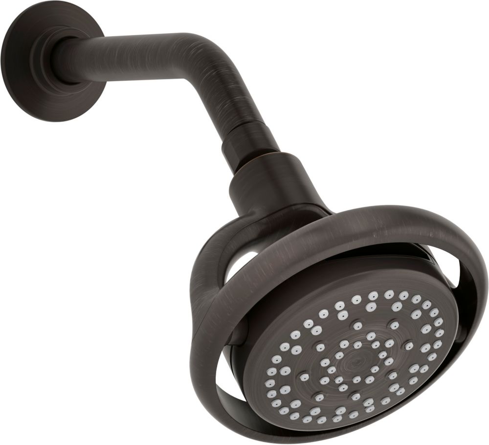 KOHLER 2 0 Gpm Multifunction Showerhead In Oil Rubbed Bronze The Home   P 1001486120 