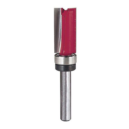 1/2-inch x 1-inch Carbide Tipped Top Bearing Flush Trim Router Bit