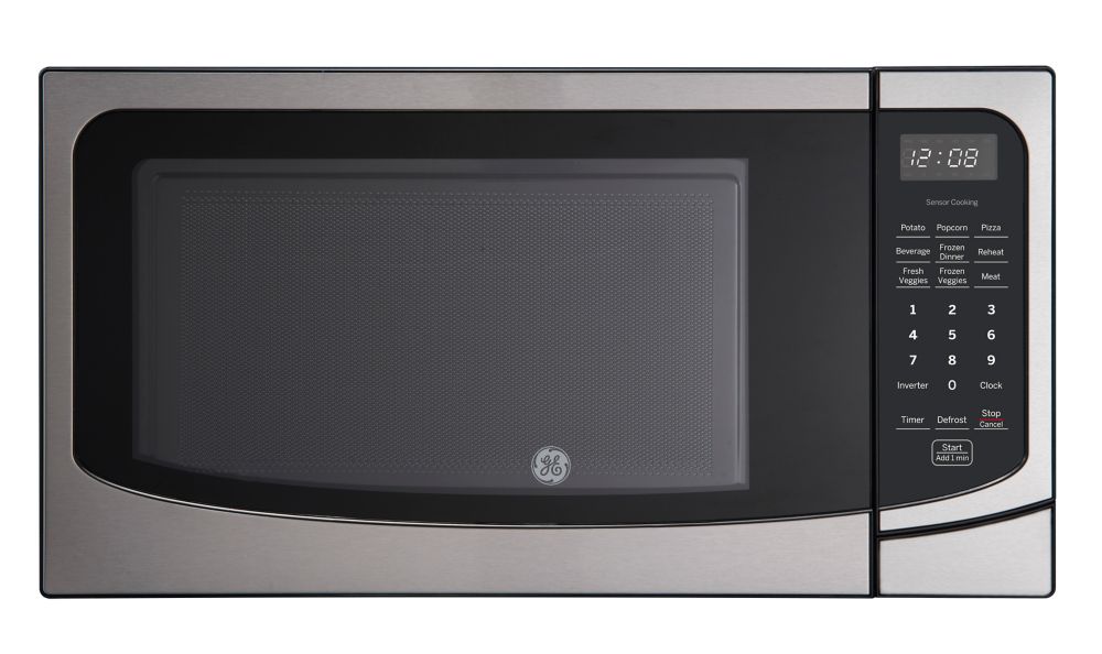 GE 22 Inch 1 6 Cu Ft Countertop Microwave Oven In Stainless Steel   P 1001486821 