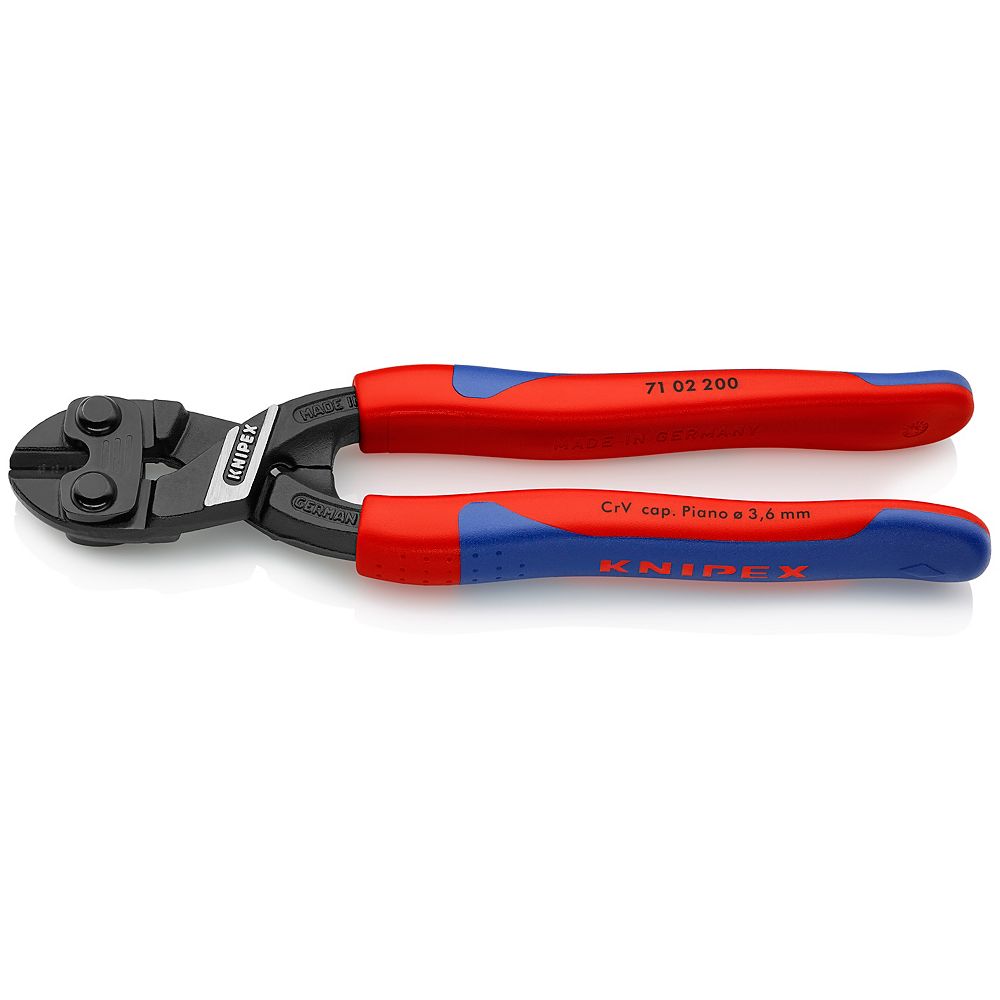 Knipex 8 inch High Leverage Cobalt Comfort Grip Cutting Pliers The