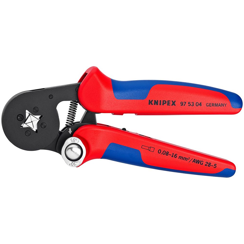 Knipex 71/4 inch SelfAdjusting Crimping Pliers The Home Depot Canada