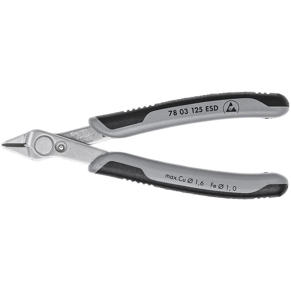 Knipex 5 inch Electronic SuperKnips with ESD Handles The Home Depot