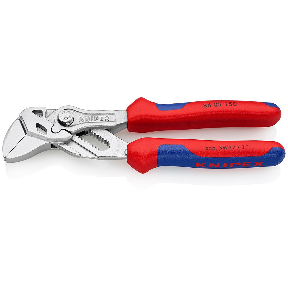 Knipex 6 inch Pliers Wrench with Comfort Grip Handles The Home Depot