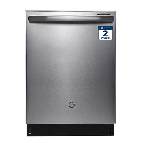 24-inch W Built-in Dishwasher with 3rd Rack and Stainless Steel Tub in Stainless Steel