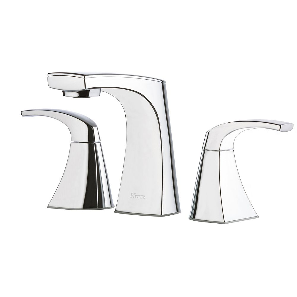 Pfister Karci 2Lever Widespread Bathroom Faucet in Chrome The Home