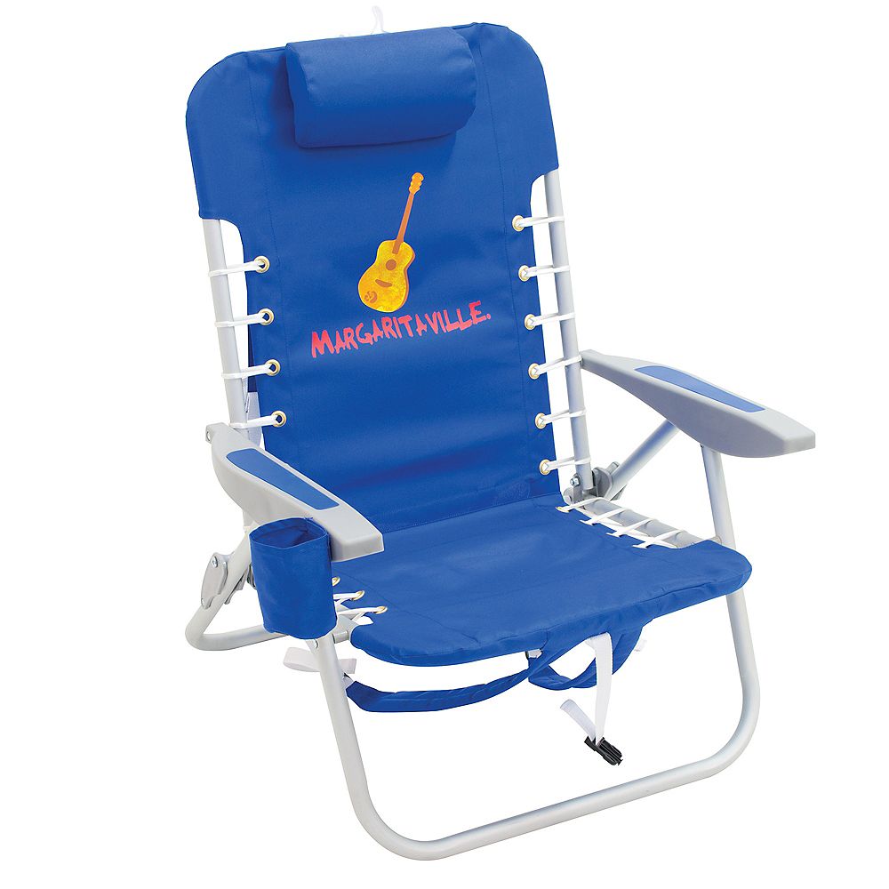 Margaritaville 4-Position Backpack Beach Chair - Pacific Blue | The