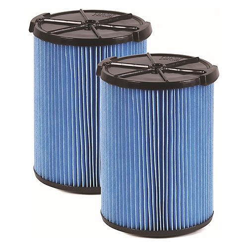 Fine Dust Filter VF5000 For 18.9L and Larger Wet Dry Vacuums (2-Pack)