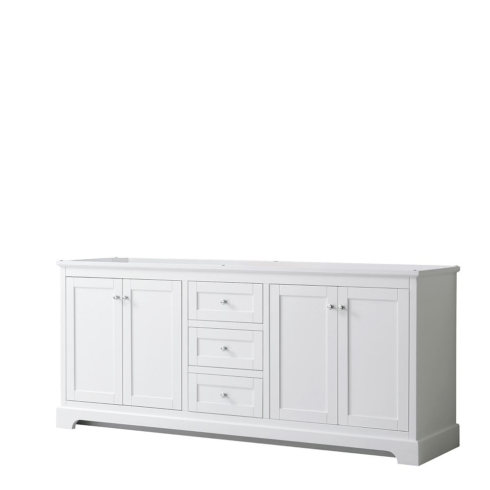 Wyndham Collection Avery 80 Inch Double, 80 Bathroom Vanity