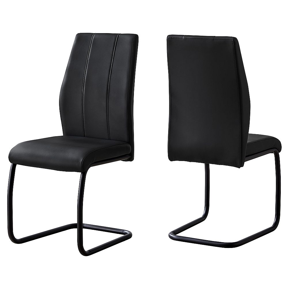 Monarch Specialties Dining Chair 2pcs, Leather Kitchen Chairs Canada
