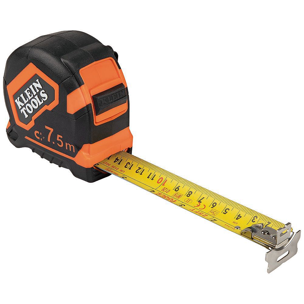 Klein Tools 7.5 m DoubleHook Tape Measure The Home Depot Canada