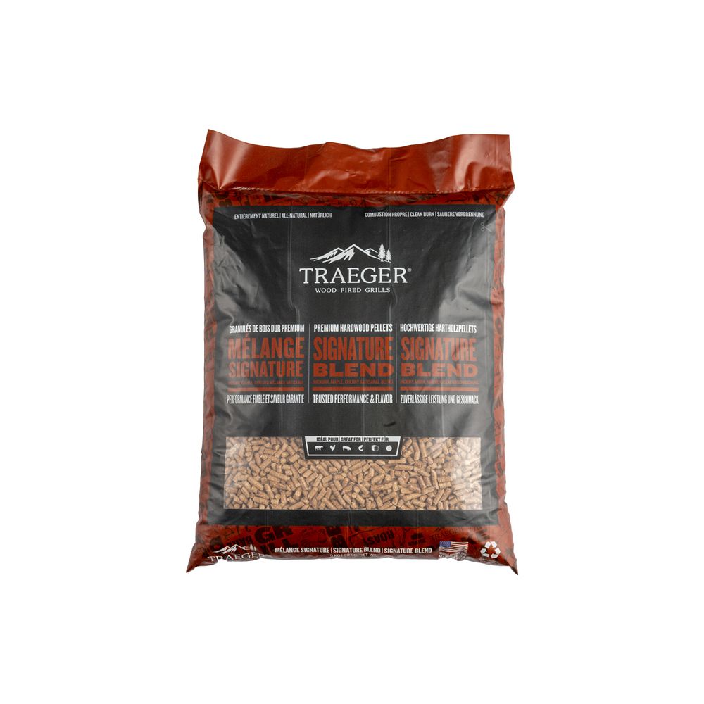 Traeger Grills Signature Blend Pellets 20 lbs. Bag The Home Depot Canada