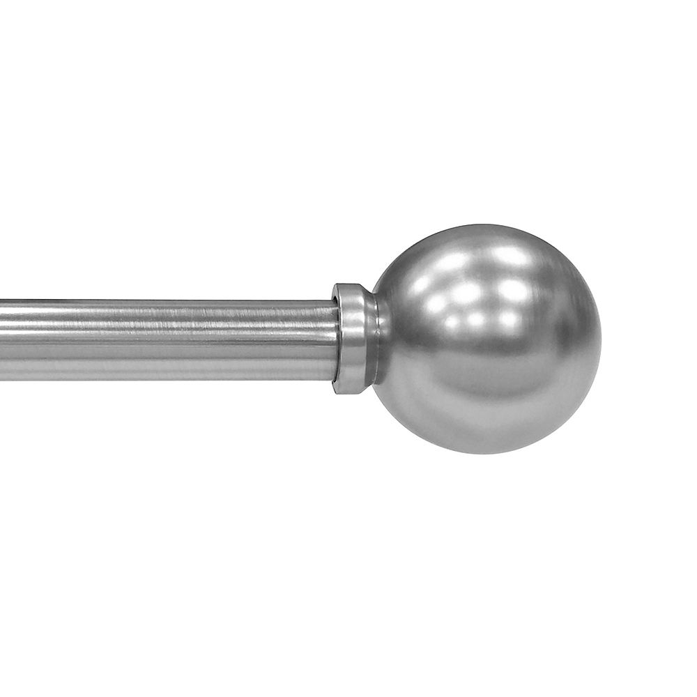 Stylewell 28 48 inch Telescoping 5/8 inch Dia. Curtain Rod Kit in