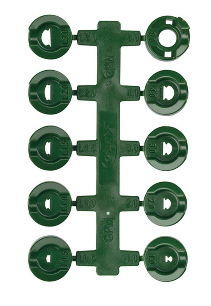 Orbit Saturn III Sprinkler – Medium Reichweite, Vormontiert, Mit Düsen-Set, 15–30 Fuß, Für Gartenbewässerung