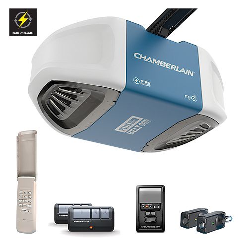 Chamberlain Whisper Drive 1 2 Horsepower Belt Drive Garage Door Opener The Home Depot Canada