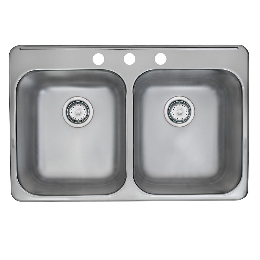 3 Hole Stainless Steel Kitchen Sinks Juameno Com   P 1001493907 