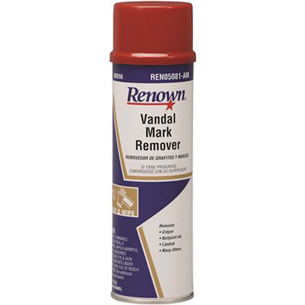 Renown Graffiti And Vandal Mark Remover 16 Oz Aerosol Can The Home Depot Canada