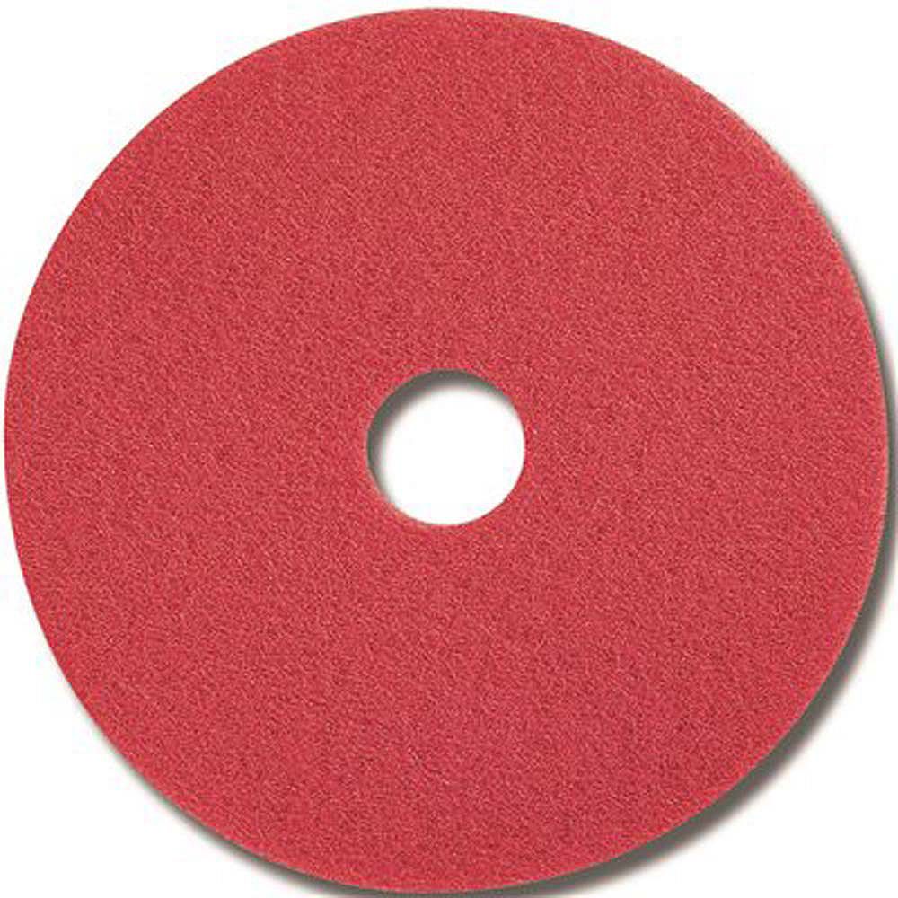 3M Red Buffing Floor Pad, 16 In. The Home Depot Canada