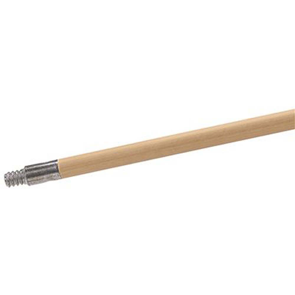 Renown 60 In. X 15/16 In. Wood Threaded Broom Handle With Metal Tip ...