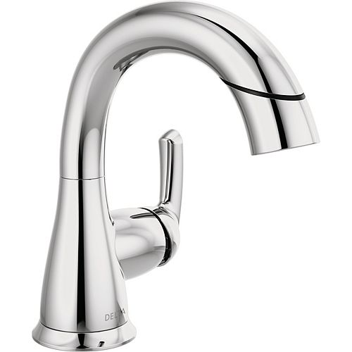 Broadmoor 4-inch Centerset Single-Handle Pull-Down Bathroom Faucet in Chrome