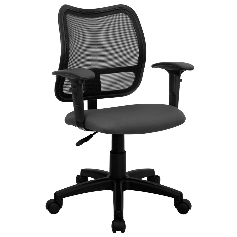 cymax flash furniture mid back mesh task office chair