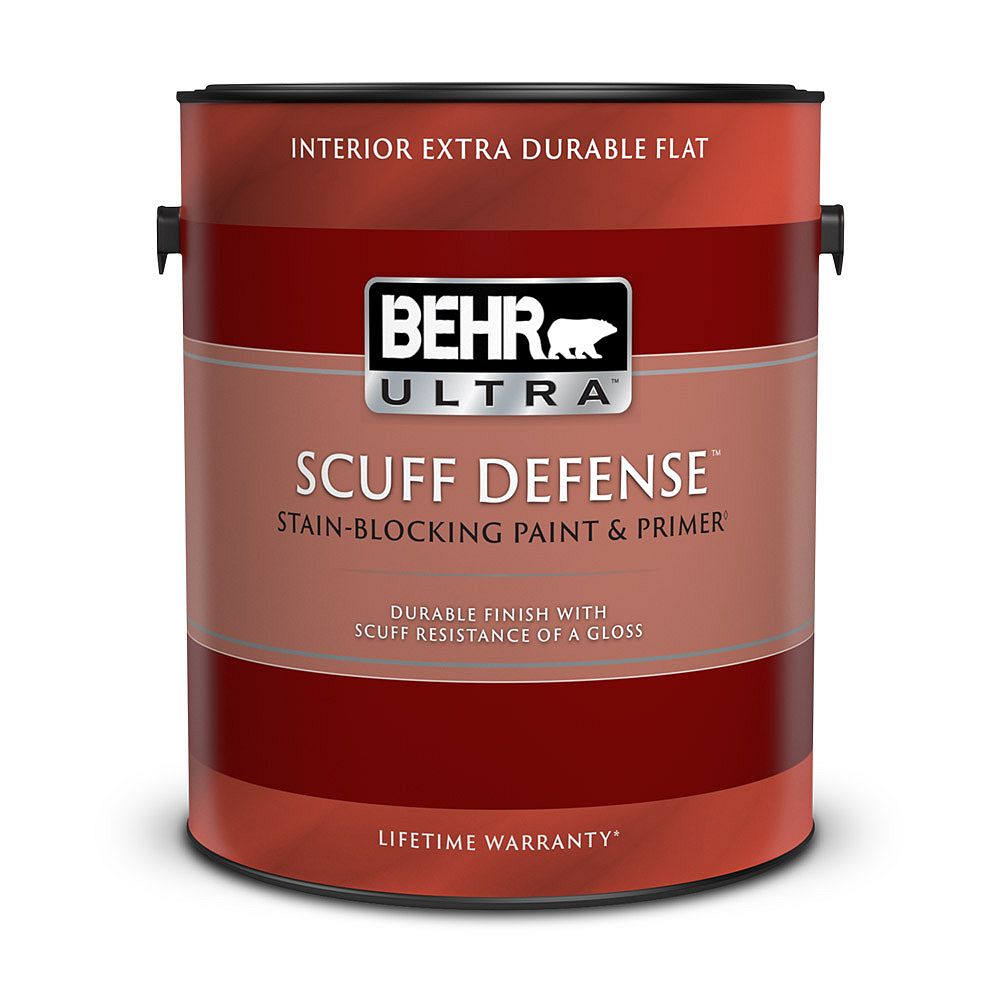 BEHR Ultra SCUFF DEFENSE Interior Extra Durable Flat Paint