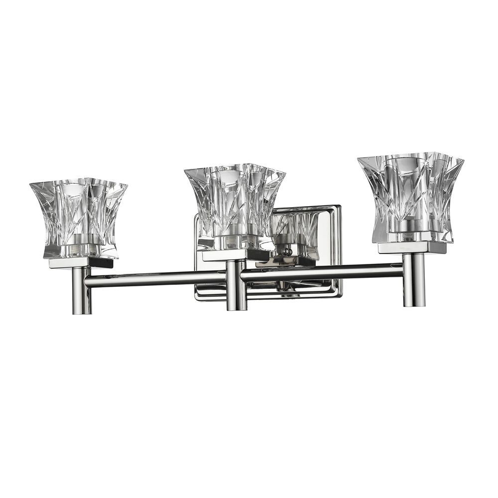 Acclaim Arabella 3Light Bath Light w/ K9 Crystal Shades The Home Depot Canada