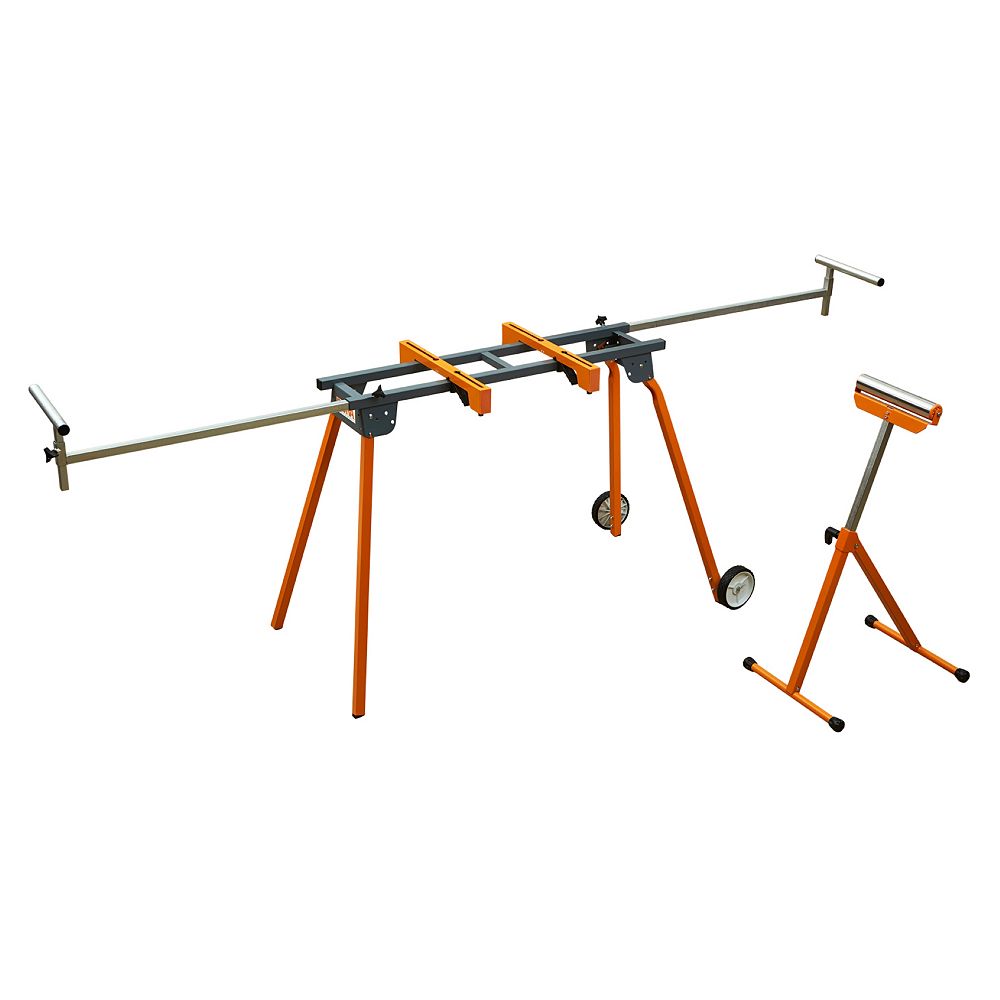 Bora Mitre Saw Stand with Pedestal Roller The Home Depot Canada