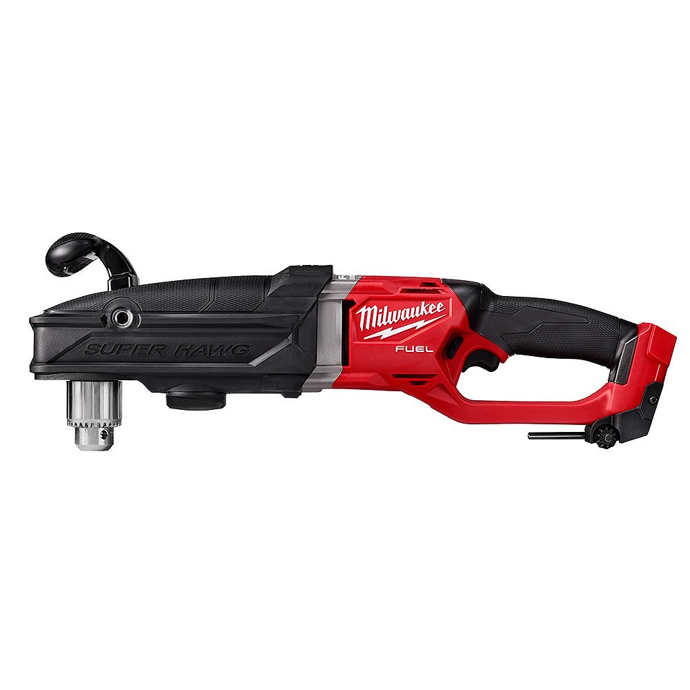 Milwaukee Tool M18 Fuel 18v Li Ion Brushless Gen 2 Super Hawg 1 2 Inch Right Angle Drill The Home Depot Canada