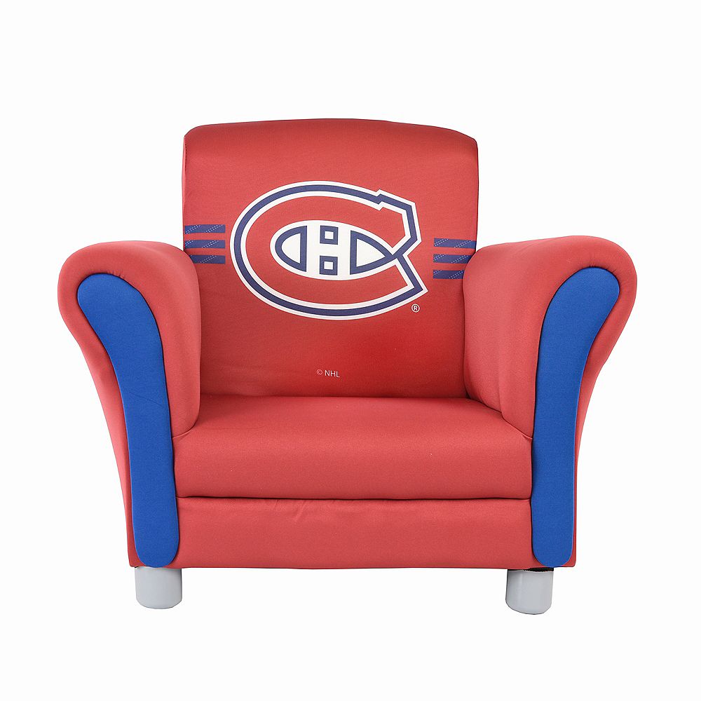 NHL NHL Montreal Canadiens Upholstered Chair The Home Depot Canada