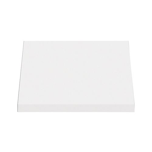 36-inch Convertible Wall Mount Range Hood with Light in Matte White