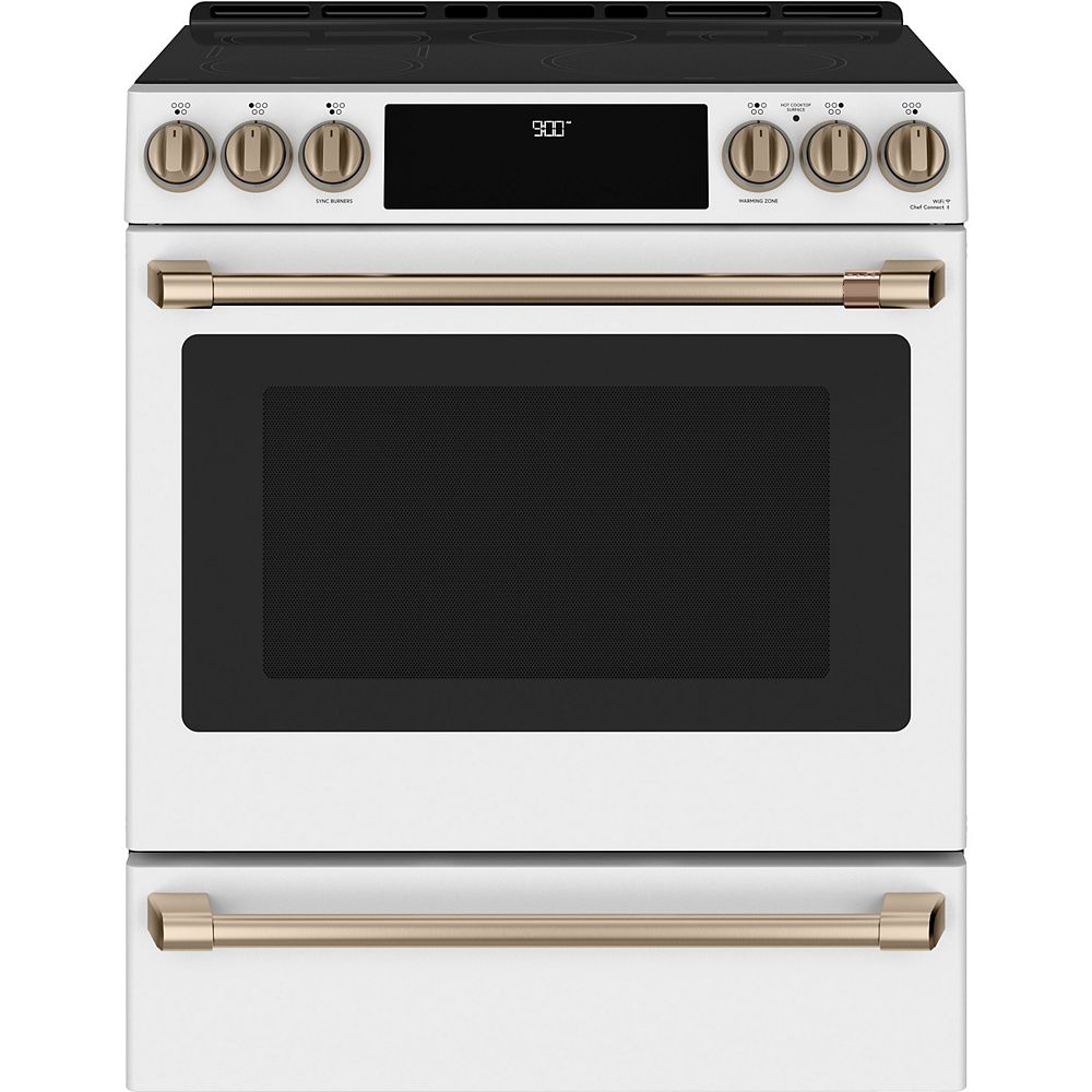 Café 30-inch Slide-In Induction and Convection Range with ...