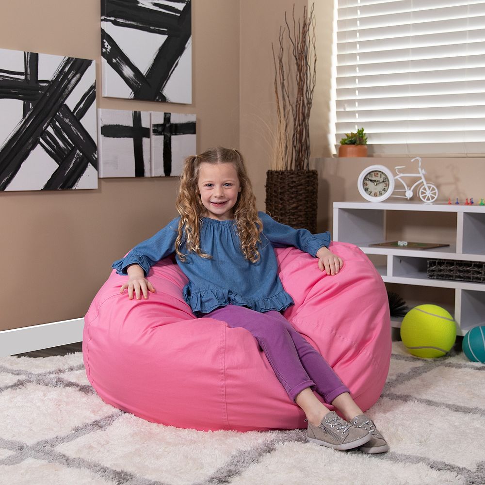 Flash Furniture Pink Bean Bag Chair | The Home Depot Canada