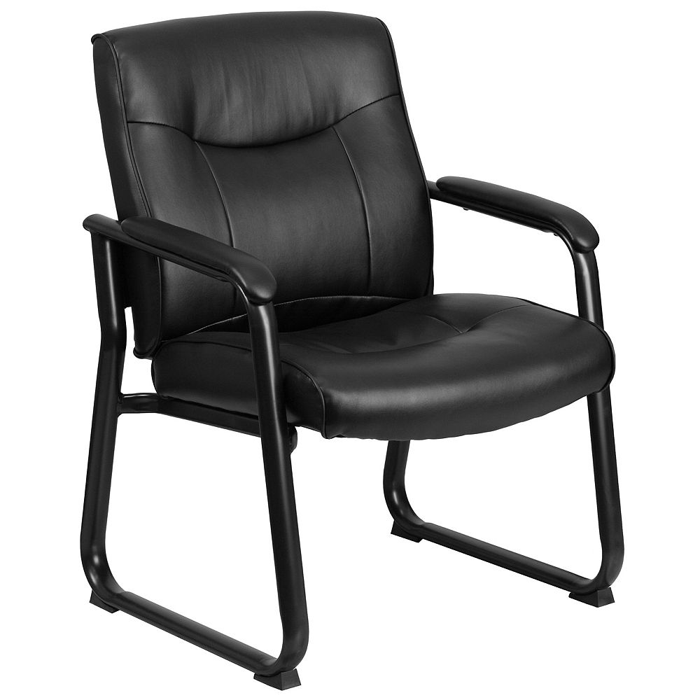Flash Furniture HERCULES Series Big & Tall 500 lb. Rated Black Leather