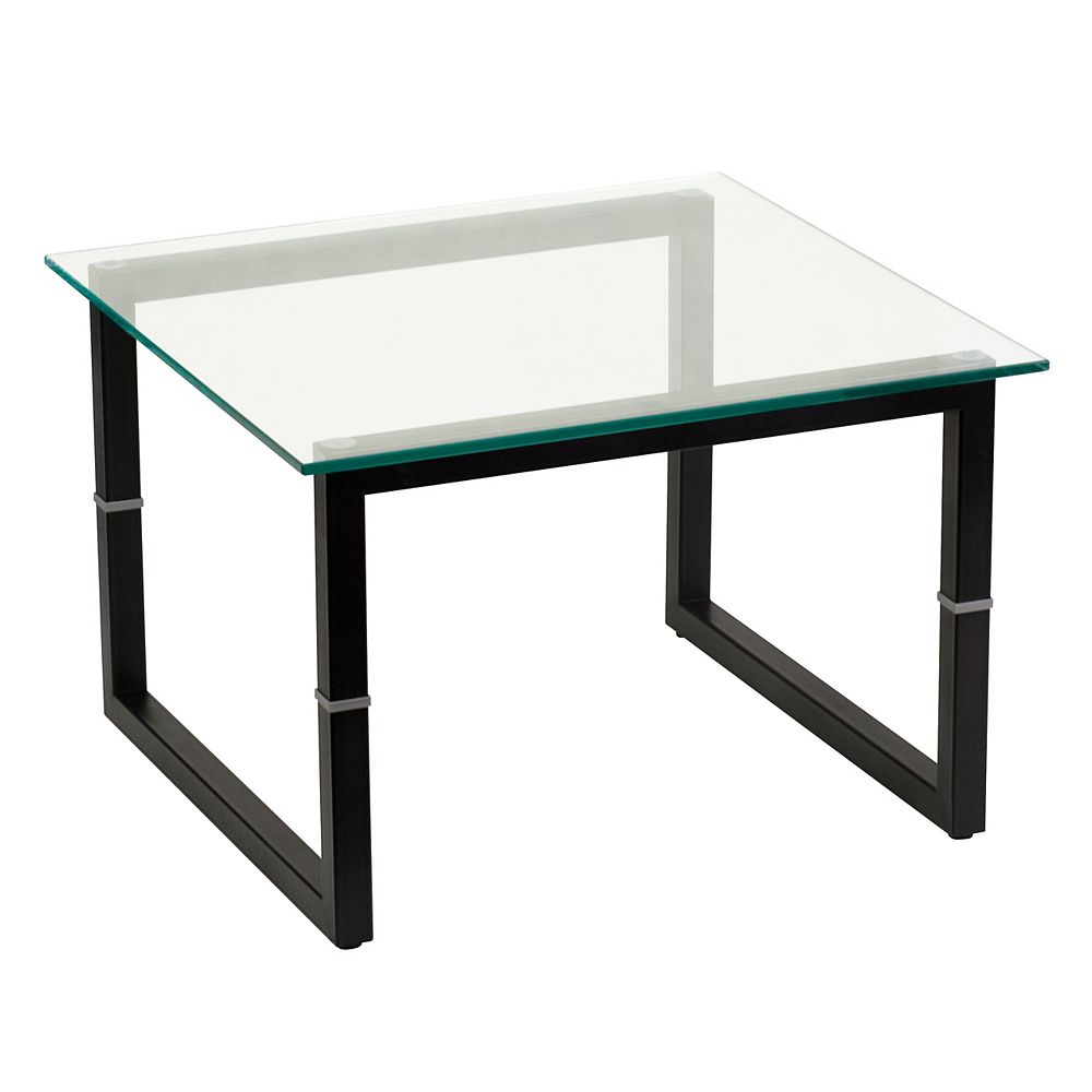 Flash Furniture Glass End Table The Home Depot Canada