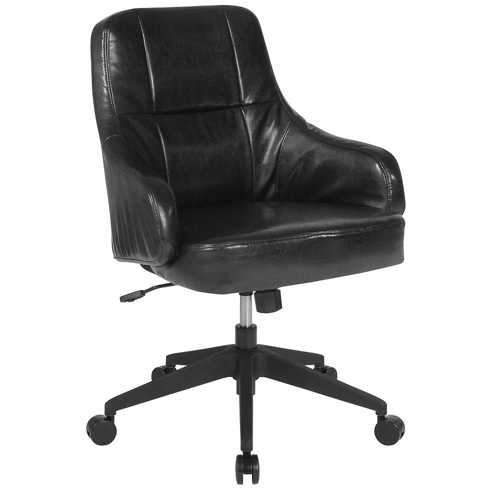 Flash Furniture Dinan Home and Office Upholstered MidBack Chair in