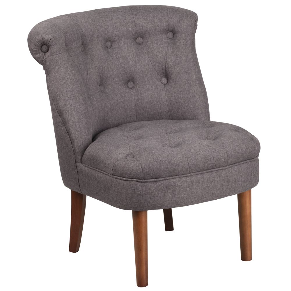 small tufted chair