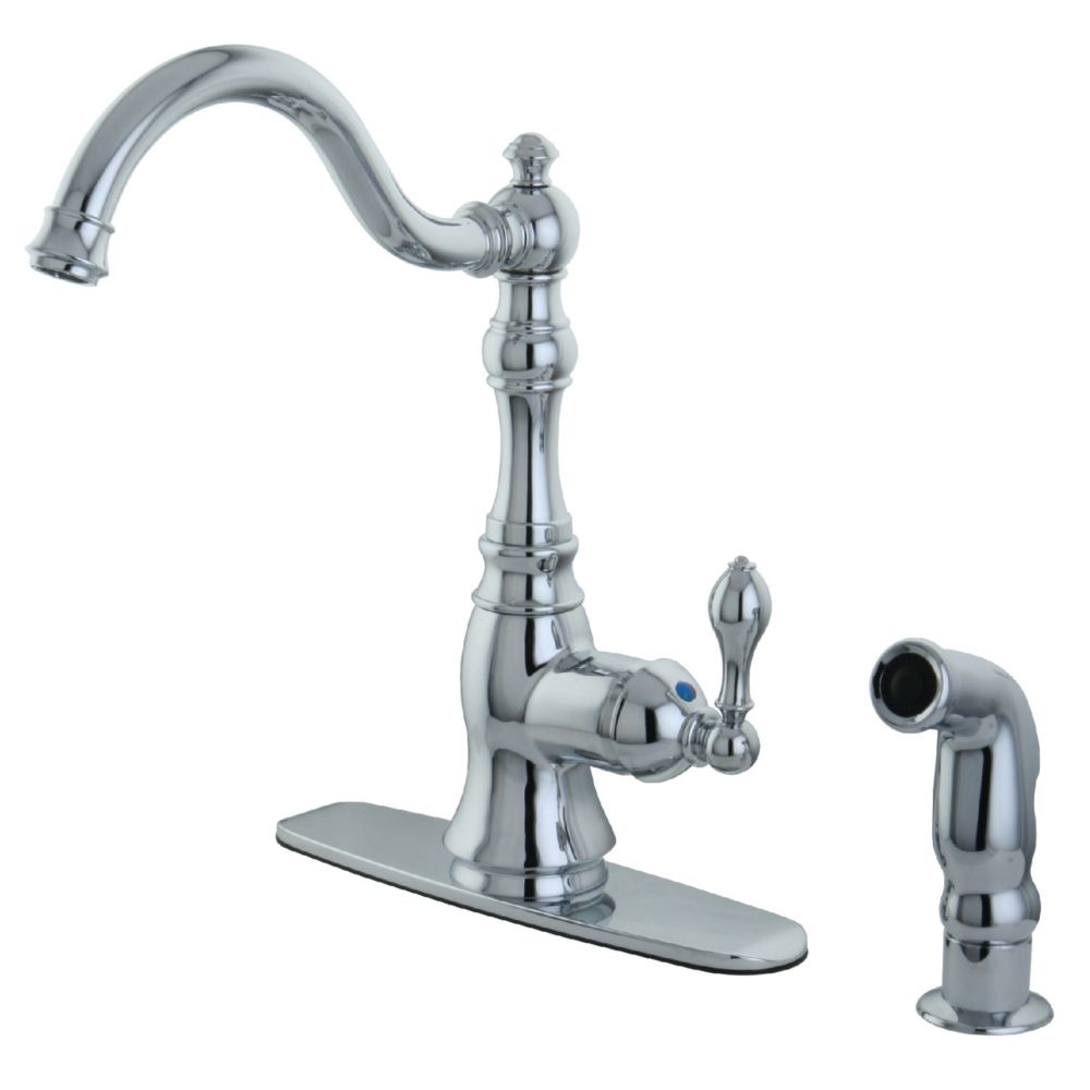 Kingston Brass Victorian Single Handle Standard Kitchen Faucet With   P 1001506069 